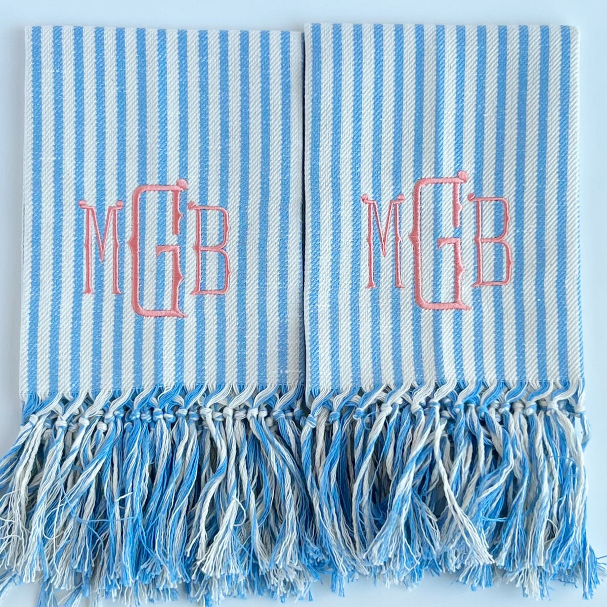 Melograno Striped Long Fringe Guest Towel (Two colors) – Sew Sew Swell