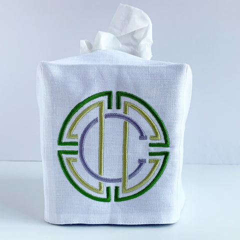 Premium Linen Tissue Box Covers (Two colors)