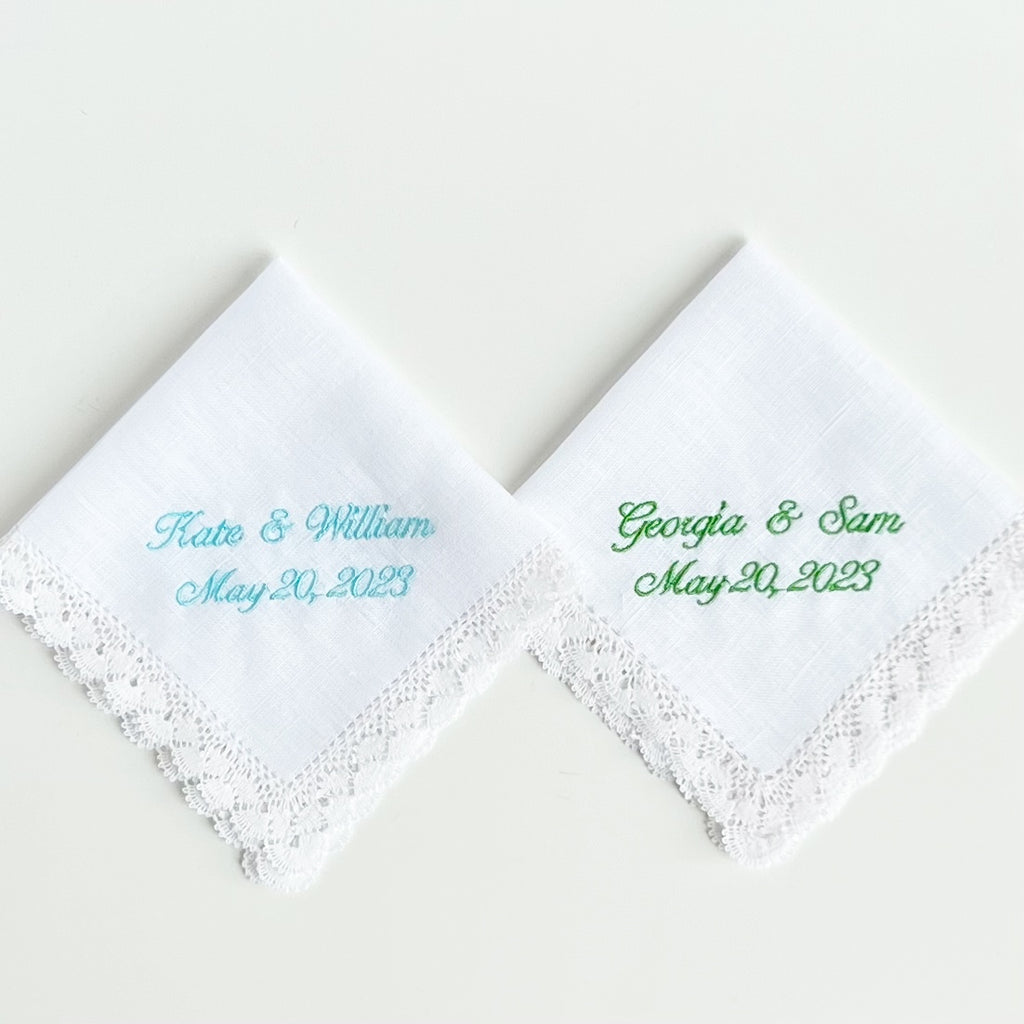 Nosegay Lace & Linen Handkerchief