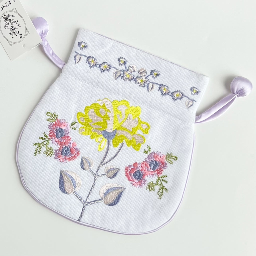Embroidered Jewelry Pouch
