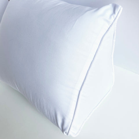 White Wedge pillow