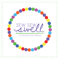 Sew Sew Swell by Delaney Rolfe Designs.  Custom embroidery and products to be embroidered.
