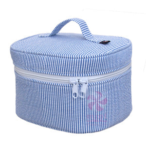 Seersucker Train Case (Various colors)