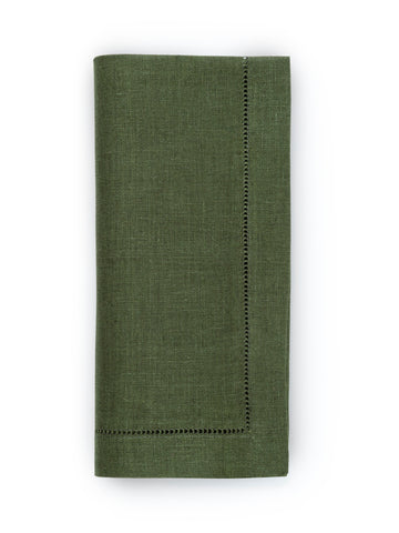 Sferra Festival Linen Oblong Cocktail Napkins, Set of Four.
