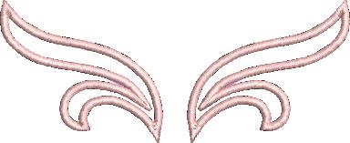 Fronds Appliqué Frame -  4, 5.5, 6.5, and 7.5 inch