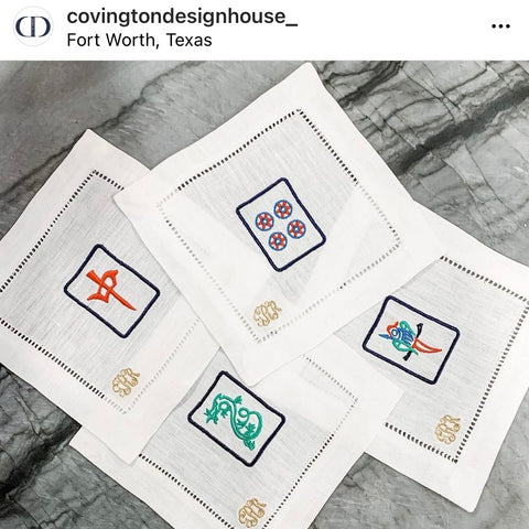 Mahjong Tiles EMBROIDERY Designs