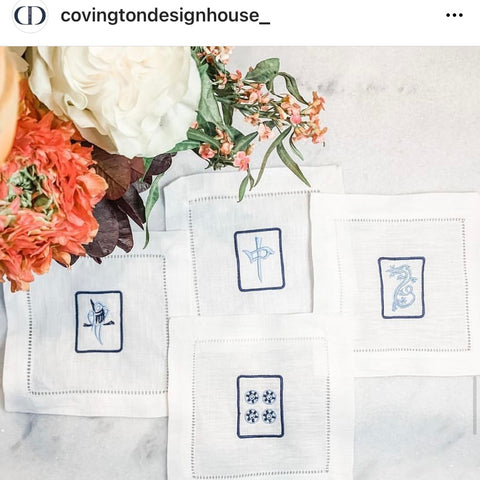 Mahjong Tiles EMBROIDERY Designs