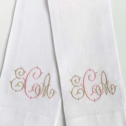 Crown Linen Designs European Linen Towel (Two colors)