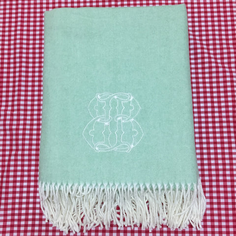 Italian Herringbone Throw (50+ colors)
