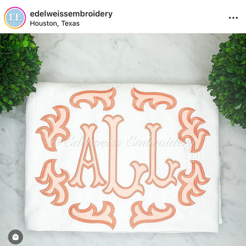 Acanthus Appliqué Frame