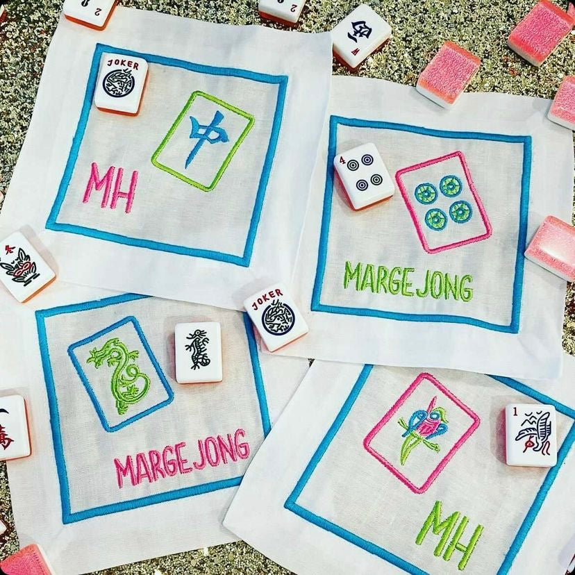 Mahjong Tiles EMBROIDERY Designs