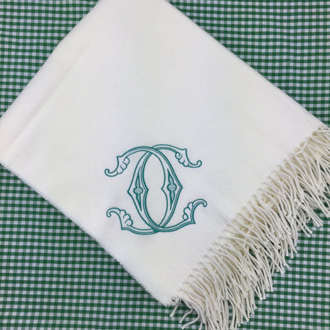Italian Herringbone Throw (50+ colors)