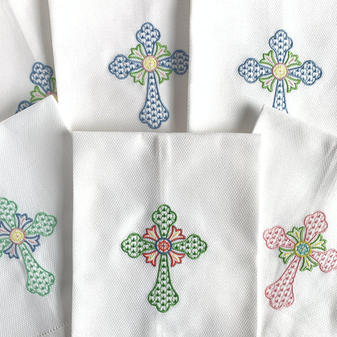 Chic Cross Huck Hemstitched Guest Towel