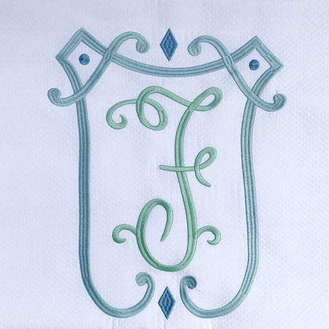 Dakota Diamond Matelass̩é Shower Curtain