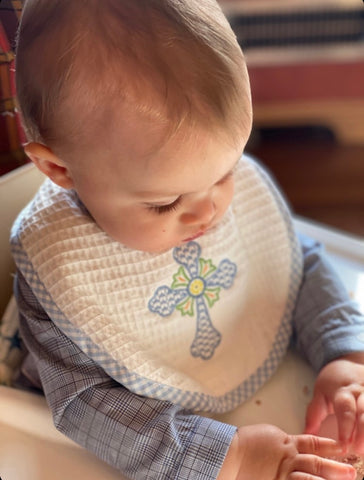 Medium Piqué Bib, by 3Marthas (Two colors)