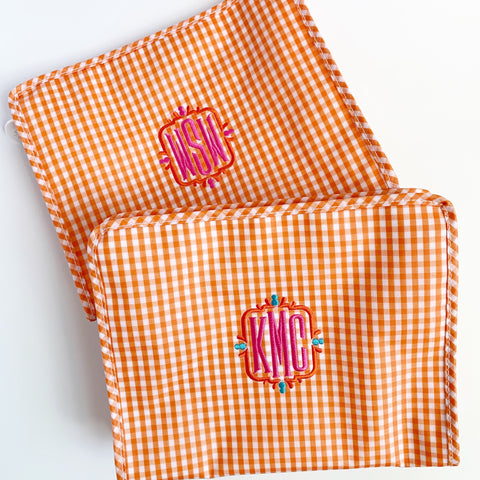 Large Gingham Roadie (Various colors)