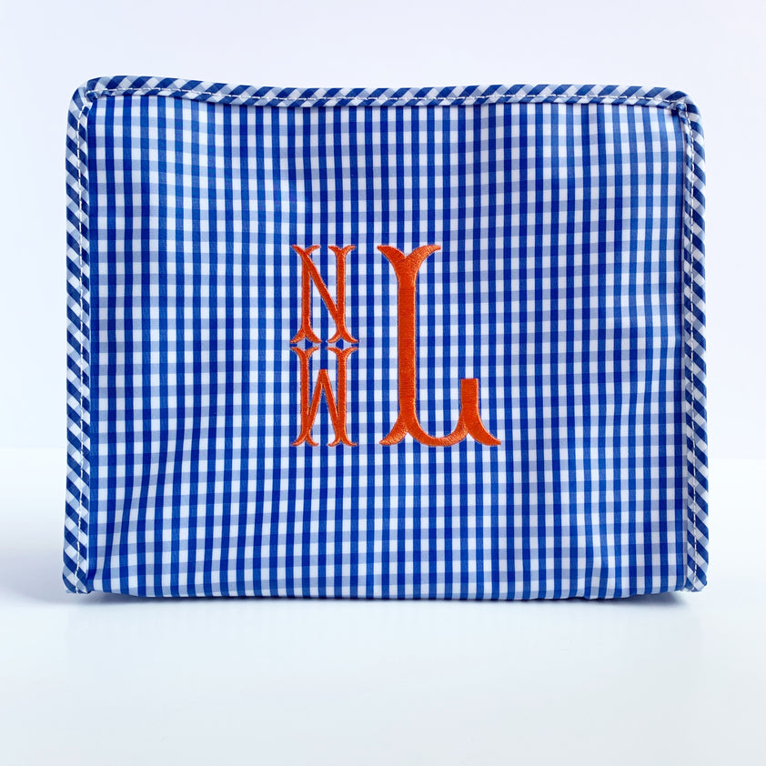 Roadie Large - Gingham Orange