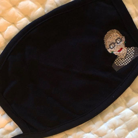 Ruth Bader Ginsburg Embroidery Design (RBG), 2 & 3 inches tall