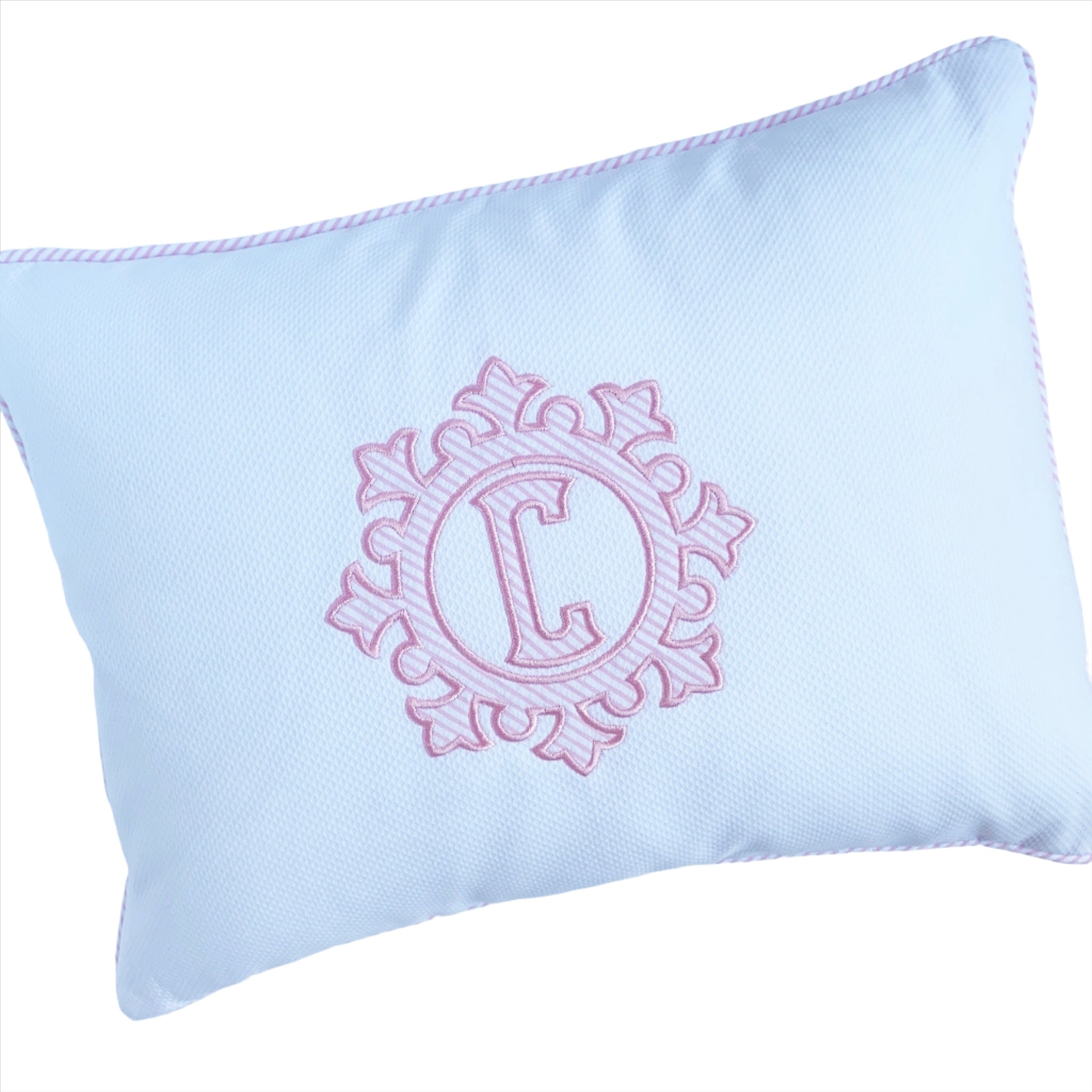 Piqué Baby Pillow, by 3Marthas.  (Two colors)