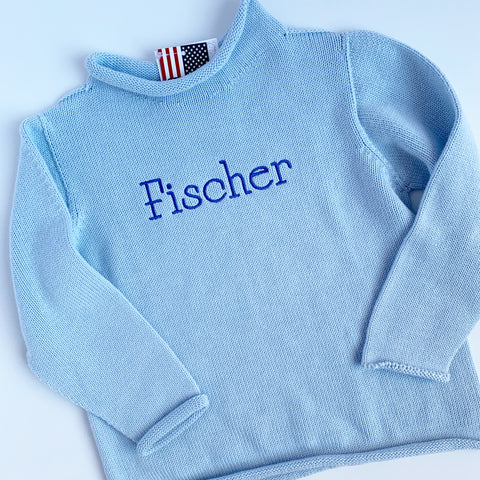 Cotton Roll Neck Sweater