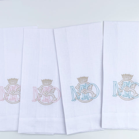 Crown Linen Designs European Linen Towel (Two colors)