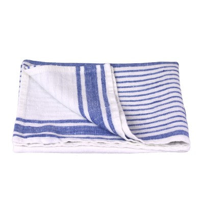 Linen Hand/Tea Towels- Plain hem (Solids & Stripes, Various Colors)