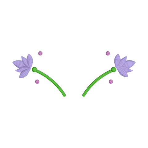 Lotus Blossoms Bough