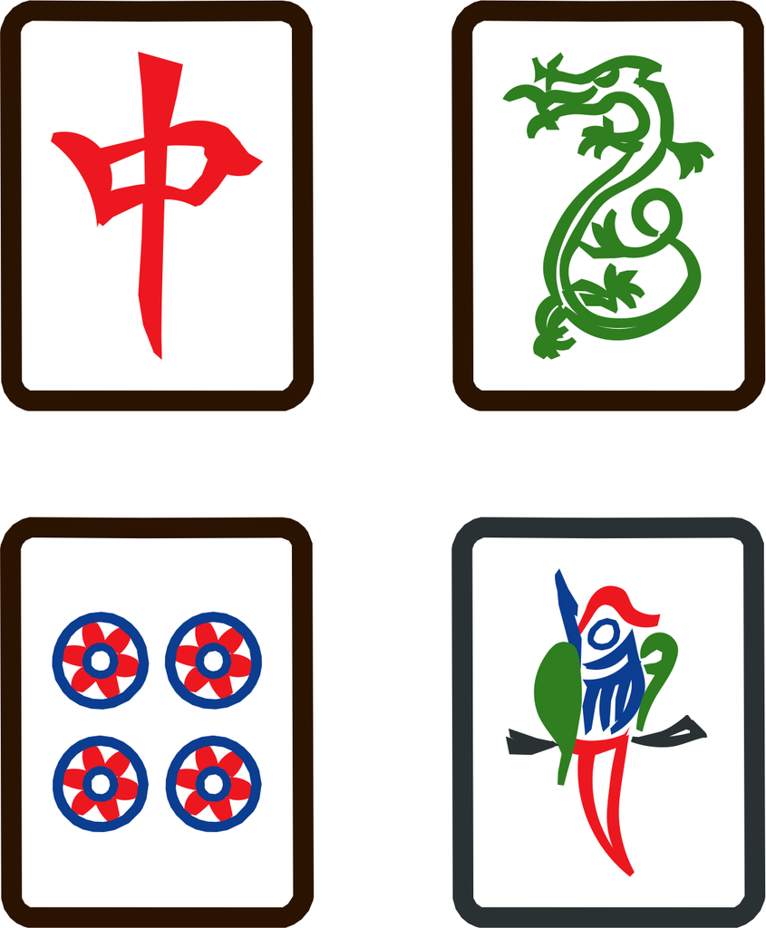 Mahjong Tiles PRINT Designs