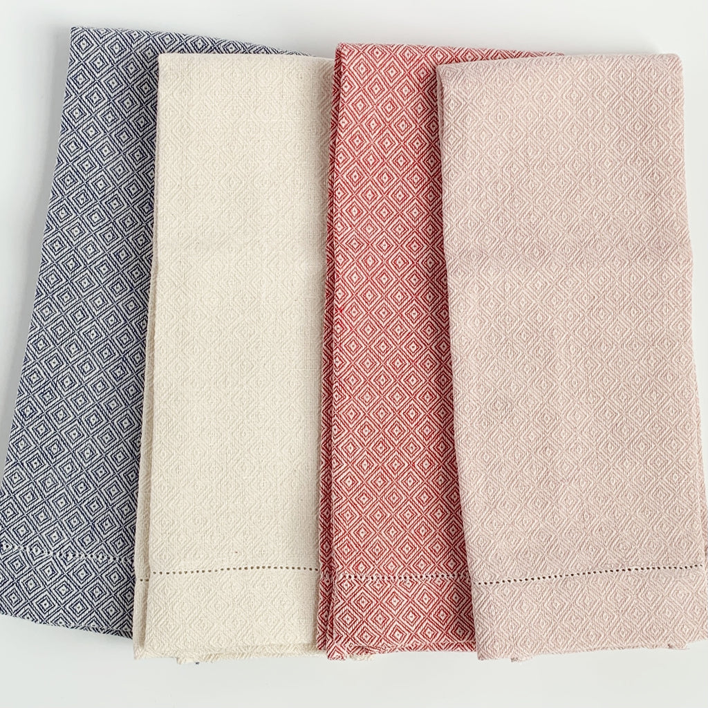 Pienza Hemstitched Guest Towel (Various colors)