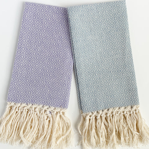 Pienza Long Fringe Guest Towel (Two colors)