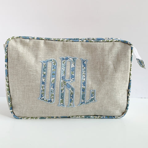 Custom Linen Rectangle Pouches - Made to Order