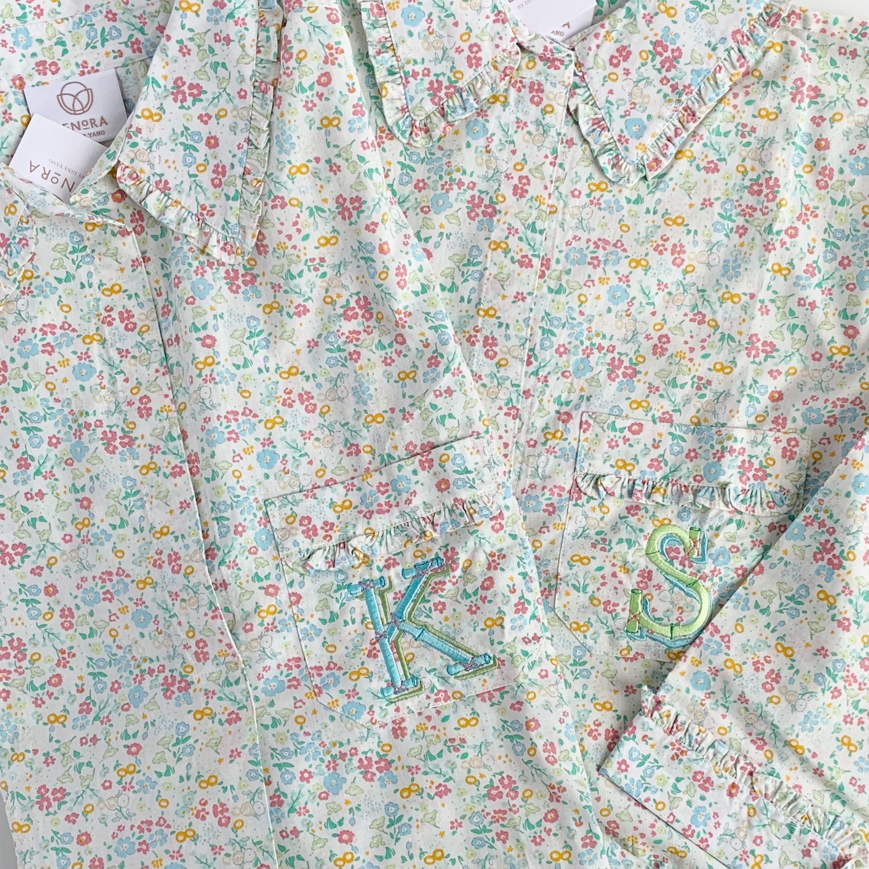 Josie Ruffle Nightshirt - Garden Party