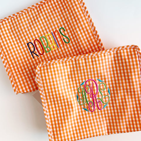 Large Gingham Roadie (Various colors)