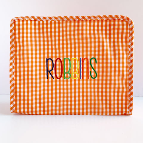 Large Gingham Roadie (Various colors)