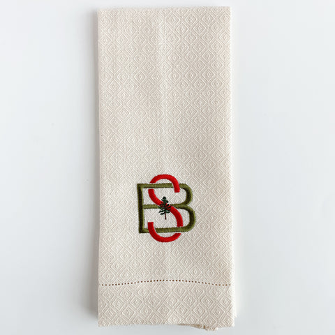 Pienza Hemstitched Guest Towel (Various colors)