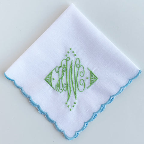 Scalloped Edge Handkerchief