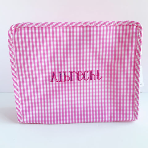 Large Gingham Roadie (Various colors)