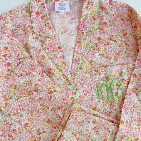 Pink Liberty Floral Classic Pajama Set