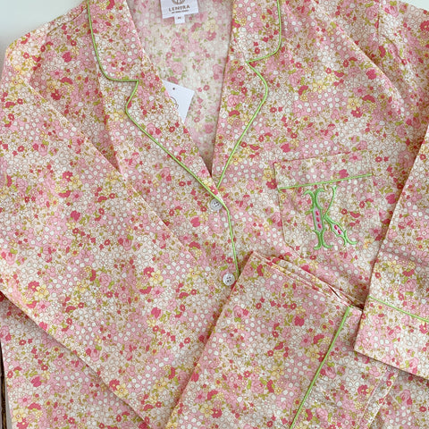Pink Liberty Floral Classic Pajama Set