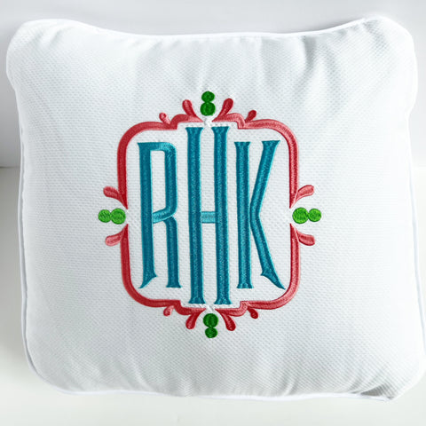 White Wedge pillow