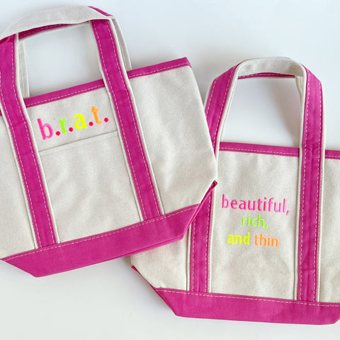 Small Boat Tote (Various colors)