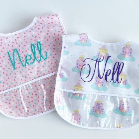 Laminated Bib, by 3Marthas (Various colors)