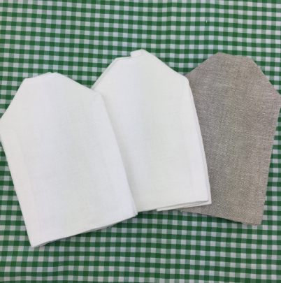 Double Layer Linen Tissue Box Cover (Three colors)