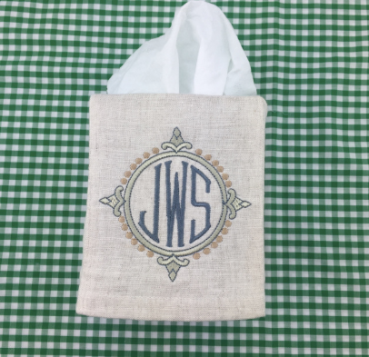 Natural Linen/Cotton Tissue Box Cover