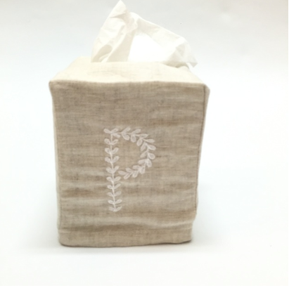 Natural Linen/Cotton Tissue Box Cover