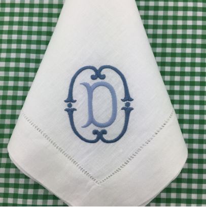 White Hemstitch Dinner Napkins