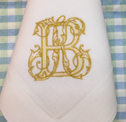 White Hemstitch Dinner Napkins