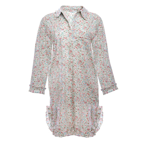 Josie Ruffle Nightshirt - Garden Party