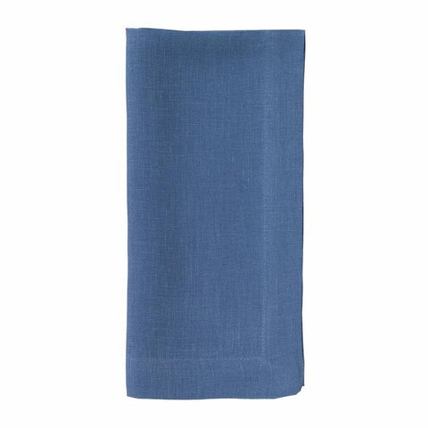 Stonewashed Linen Dinner Napkins, Set of Four. (38 colors)