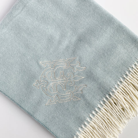 Italian Herringbone Throw (50+ colors)
